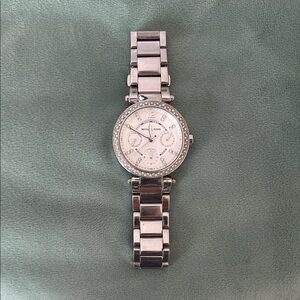 Michael Kors Silver Chronograph Watch